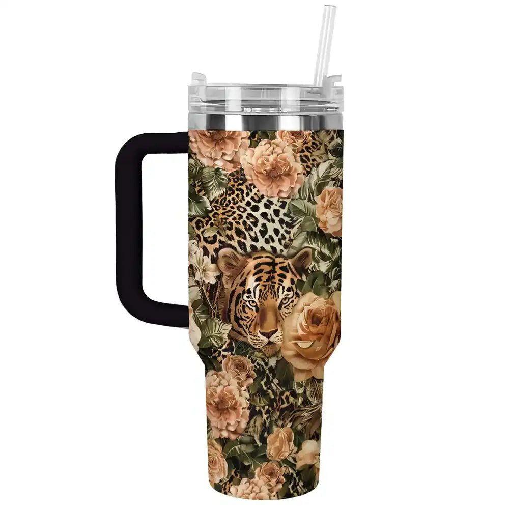 Shineful Tumbler Leopard Elegant