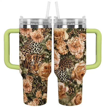 Shineful Tumbler Leopard Elegant