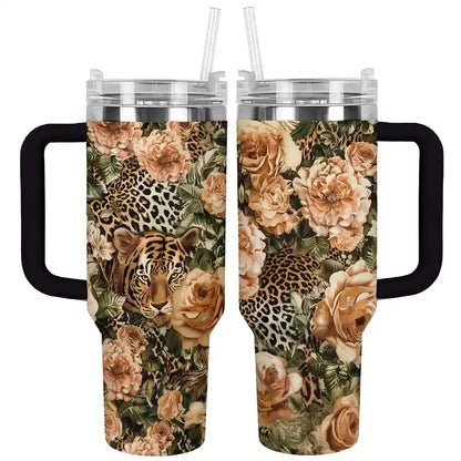 Shineful Tumbler Leopard Elegant