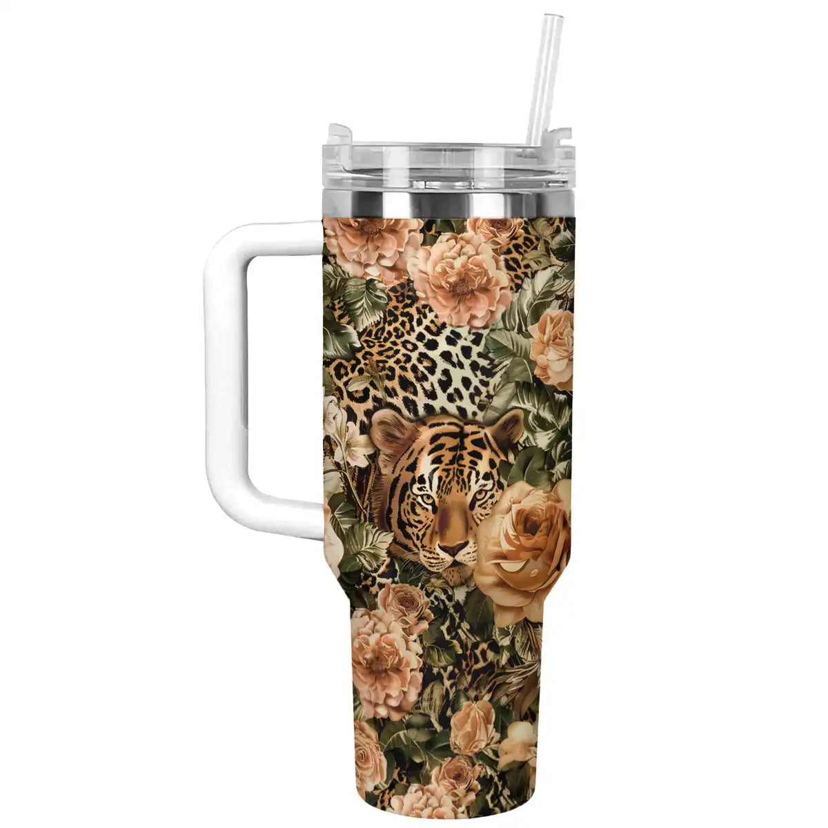 Shineful Tumbler Leopard Elegant