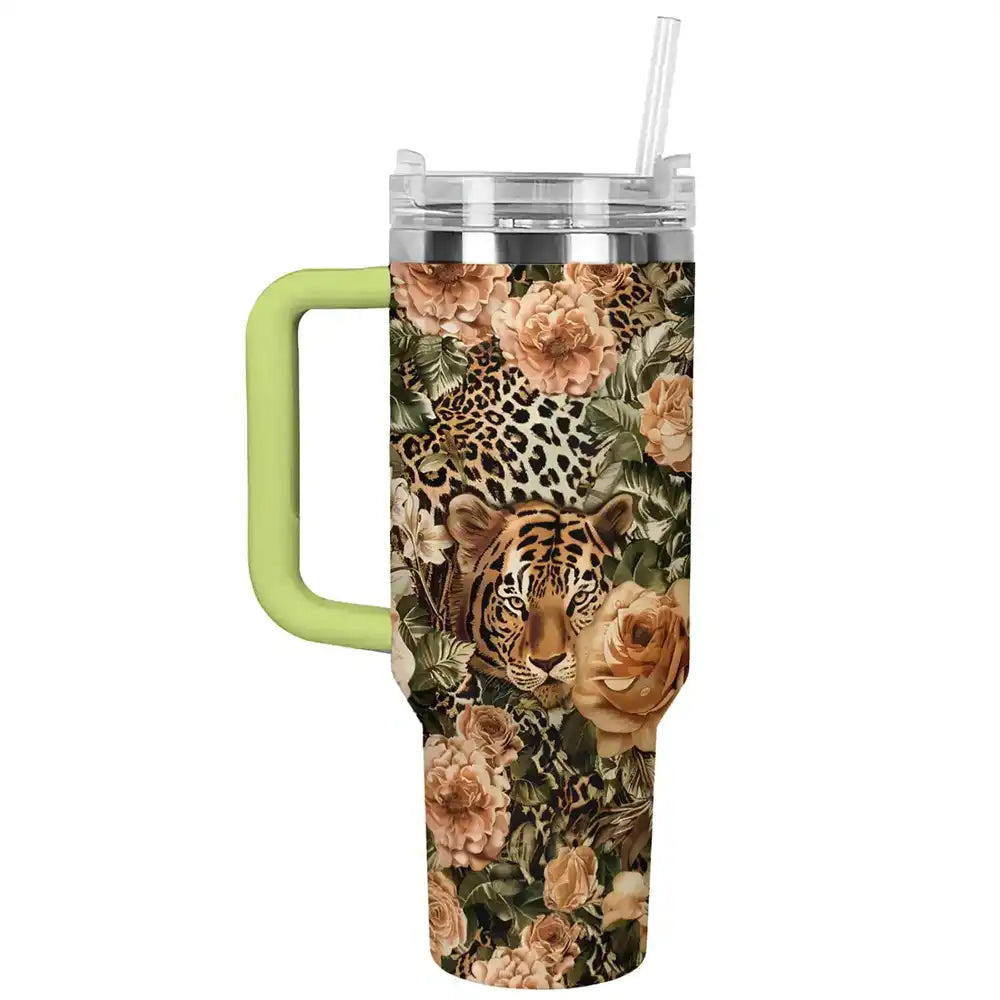 Shineful Tumbler Leopard Elegant