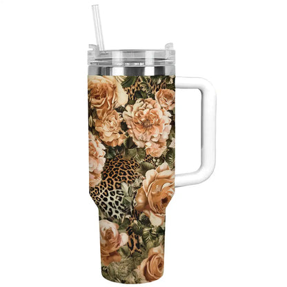 Shineful Tumbler Leopard Elegant