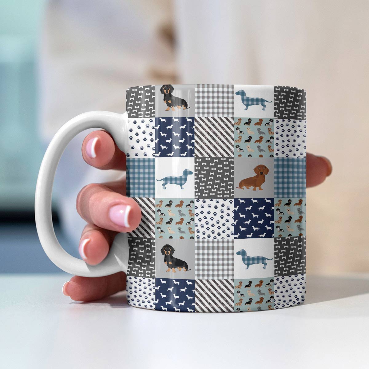 Shineful Ceramic Mug Dachshund Delight