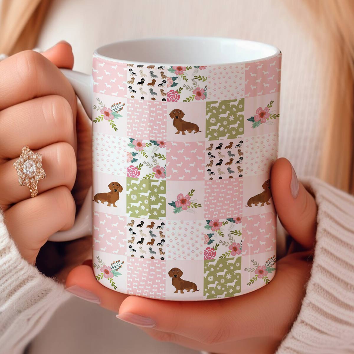 Shineful Ceramic Mug Dachshund Dreams