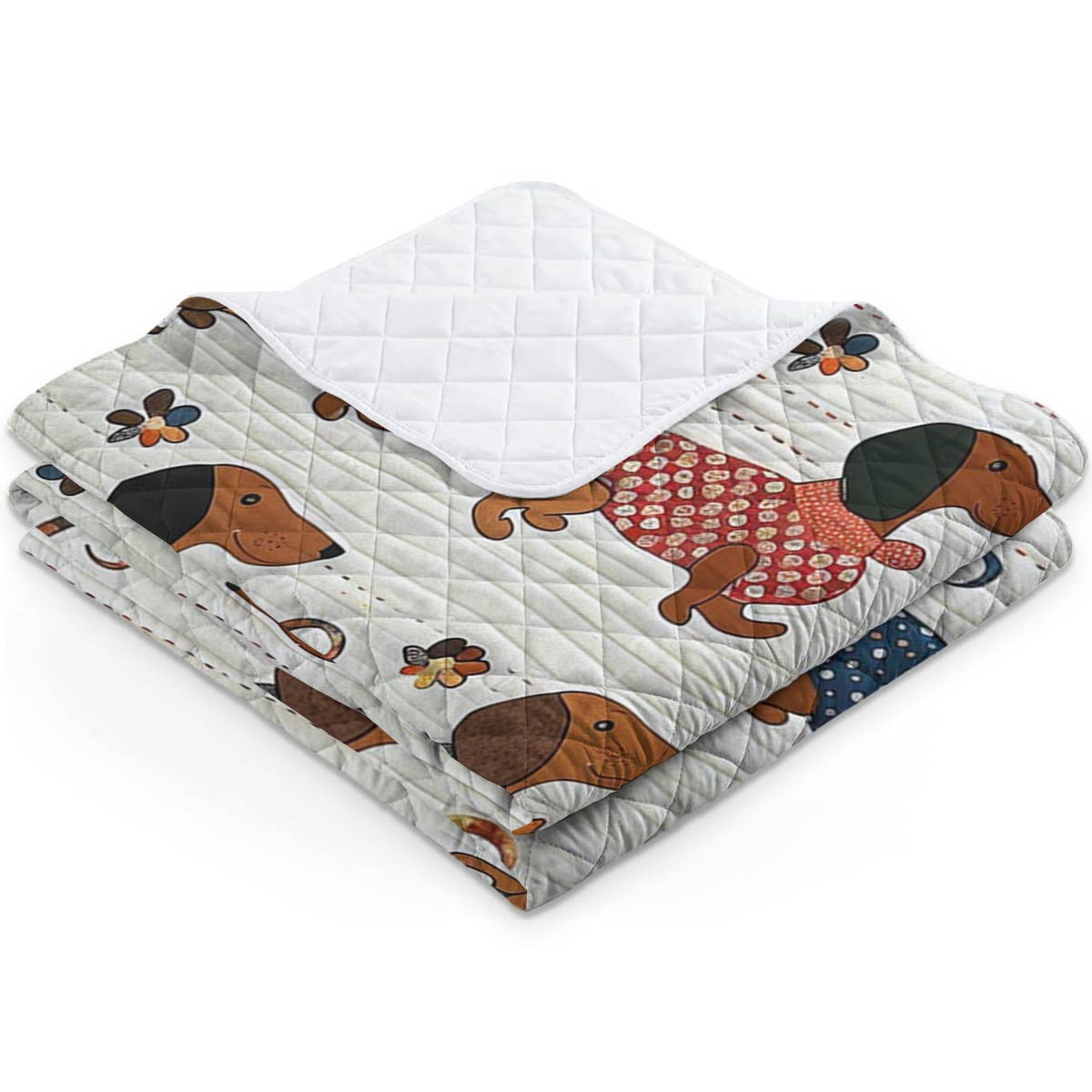 Shineful Quilt 3-Piece Set Gentle Dachshunds