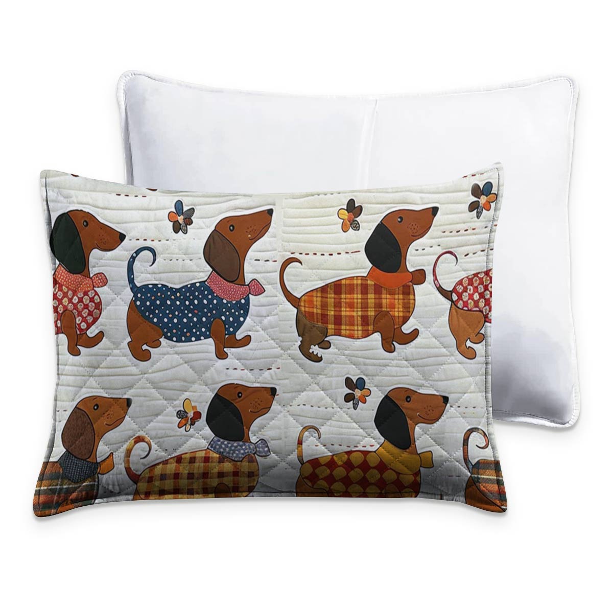 Shineful Quilt 3-Piece Set Gentle Dachshunds