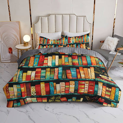 Shineful All Season Quilt 3-teiliges Set Amazing Bookshelf