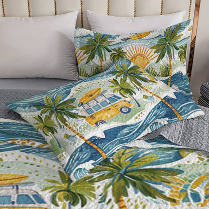 Shineful All Season Quilt 3-Piece Set Summer Dream