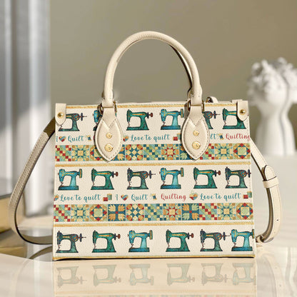 Sac en cuir brillant Quilter's Delight