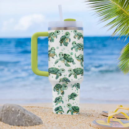 Shineful Tumbler Adorable Sea Turtle Harmony