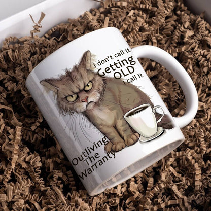 Shineful Ceramic Mug Grumpy Whiskers