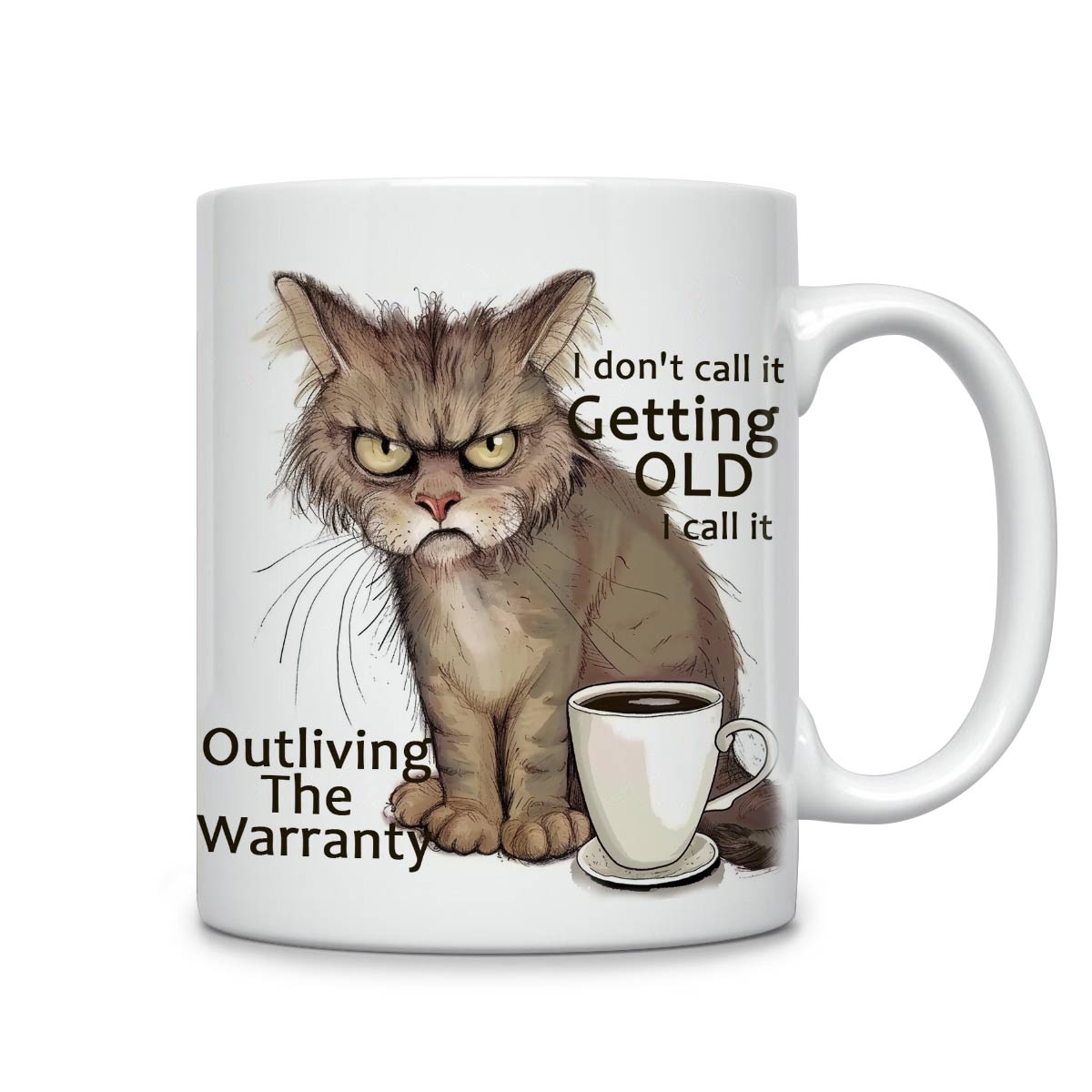 Shineful Ceramic Mug Grumpy Whiskers