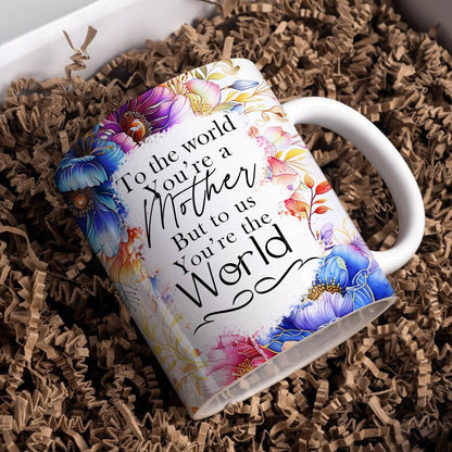 Shineful Ceramic Mug Mother's Day quote floral