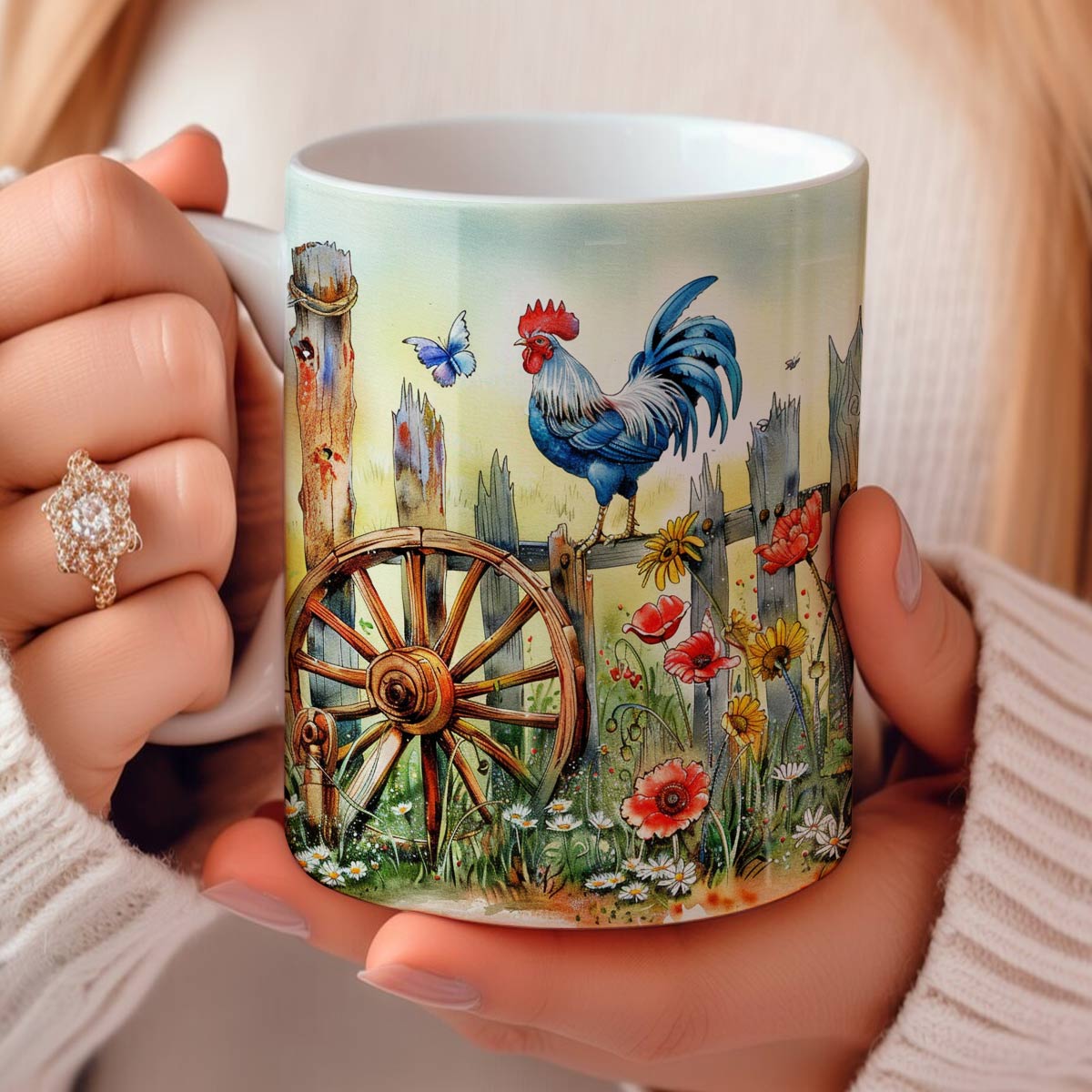 Shineful Ceramic Mug Country Charm