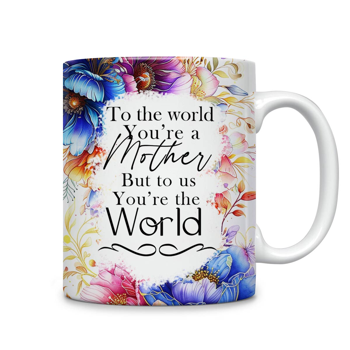 Shineful Ceramic Mug Mother's Day quote floral