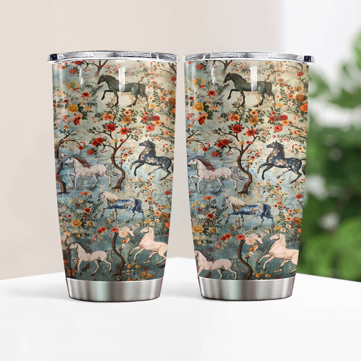 Shineful 20oz Tumbler Mystical Steeds