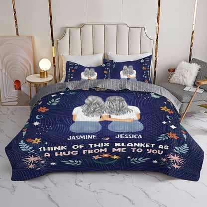 Shineful All Season Quilt 3-Piece Set Personalized Think Of This Quilt 3-Piece