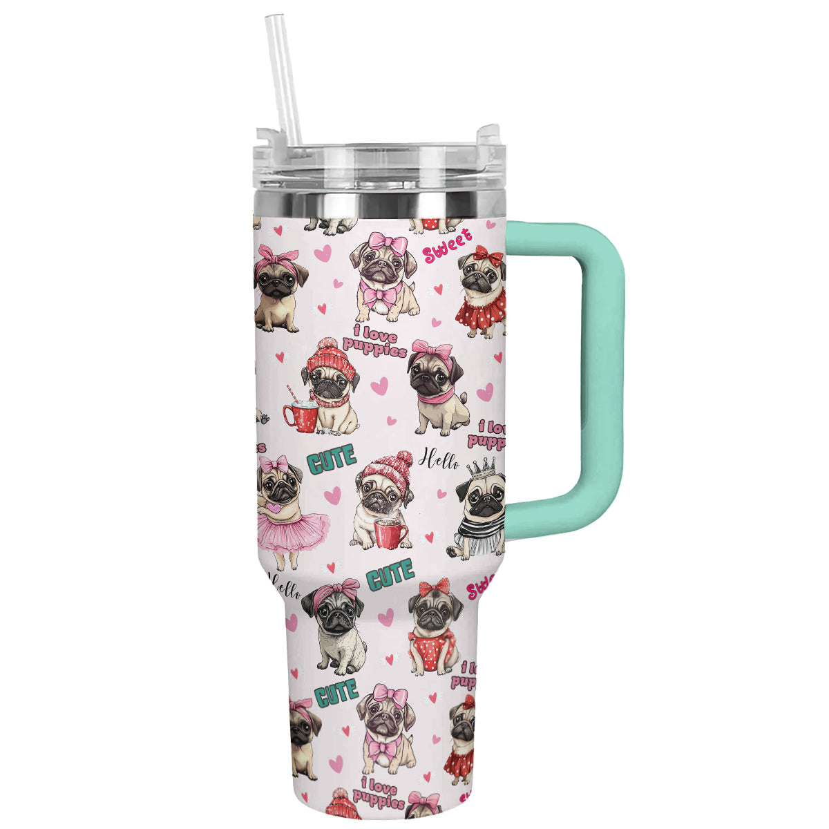 Shineful Tumbler Stylish Pugs