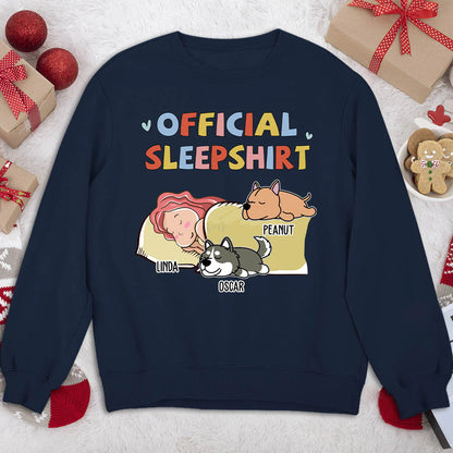 Shineful Sleeping Dog Sleepshirt Version 2 - Personalized Unisex T-Shirt