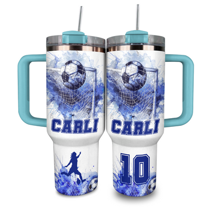 Shineful Personalized Tumbler Soccer Goal