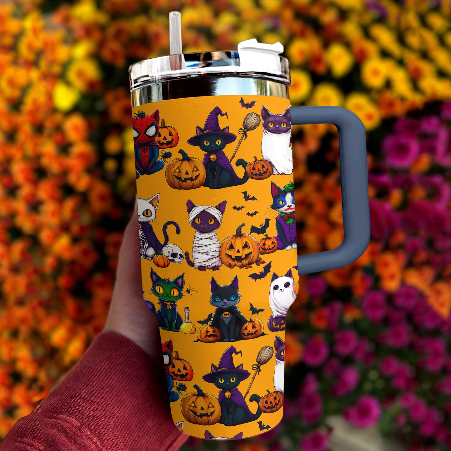 Shineful Tumbler Cat Spooky Halloween