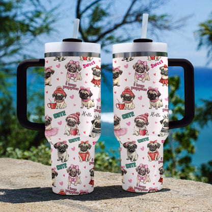 Shineful Tumbler Stylish Pugs