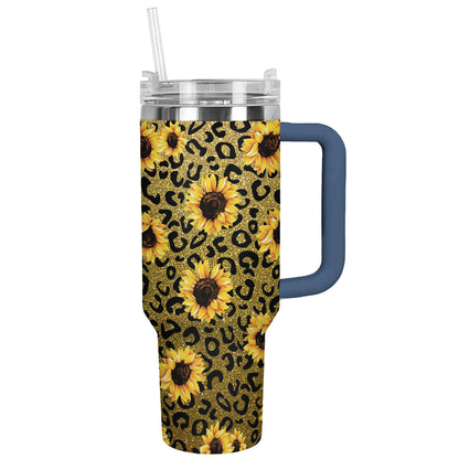 Shineful Tumbler Sunflower Glittering