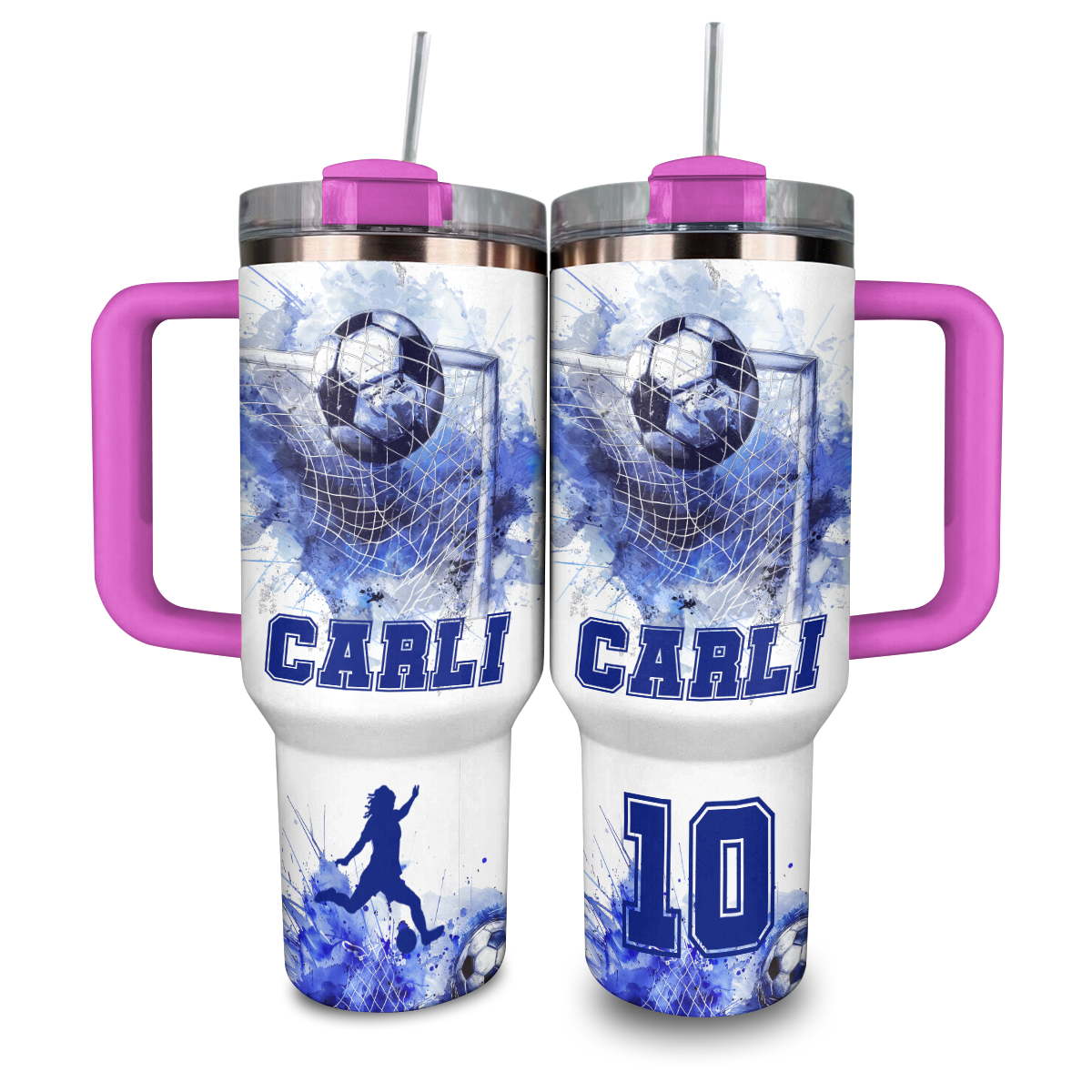 Shineful Personalized Tumbler Soccer Goal