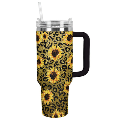 Shineful Tumbler Sunflower Glittering