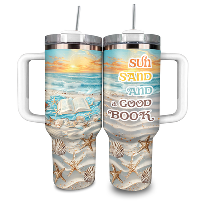 Shineful Tumbler Sunset Beach Reads