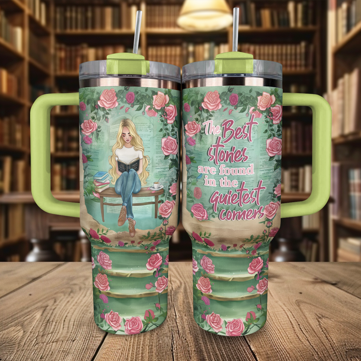 Shineful Personalized Tumbler Serenity Reader