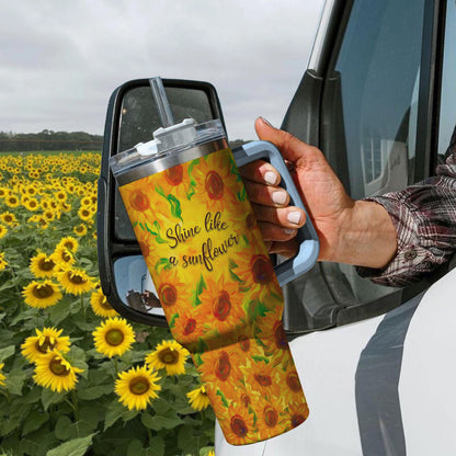 Shineful Tumbler Shine Like A Sunflower