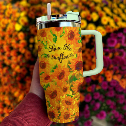 Shineful Tumbler Shine Like A Sunflower