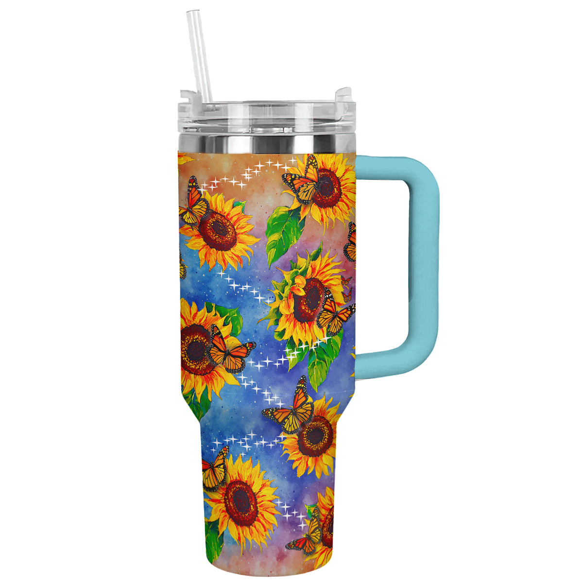 Shineful Tumbler Sunflower Colorful Sparkling