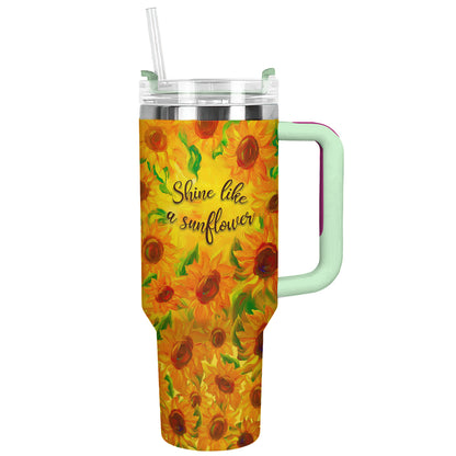 Shineful Tumbler Shine Like A Sunflower