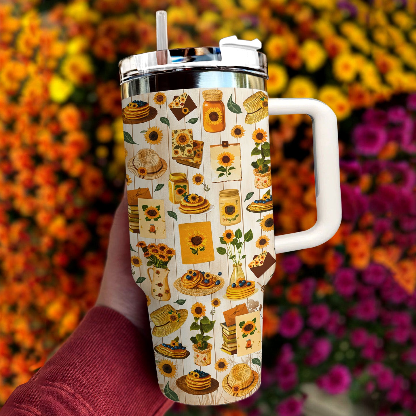 Shineful Tumbler Sunflower Autumn Day