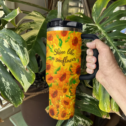 Shineful Tumbler Shine Like A Sunflower