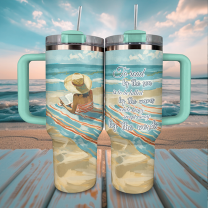 Shineful Tumbler To Read By The Sea