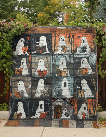 Shineful All Season Quilt 3-Piece Set Ghostly Book Club