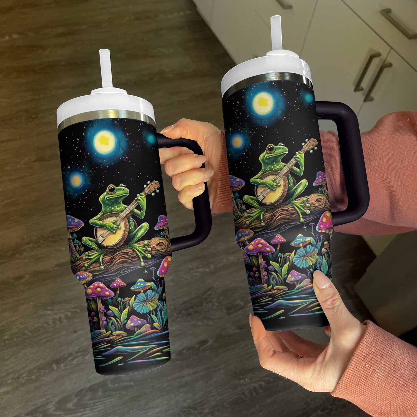 Shineful Tumbler Trippy Frog Hippie