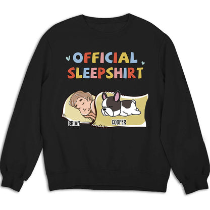 Shineful Sleeping Dog Sleepshirt Version 2 - Personalized Unisex T-Shirt