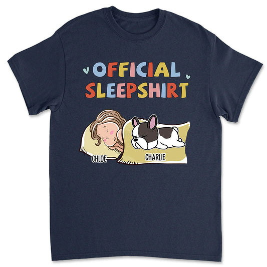 Shineful Sleeping Dog Sleepshirt Version 2 - Personalized Unisex T-Shirt