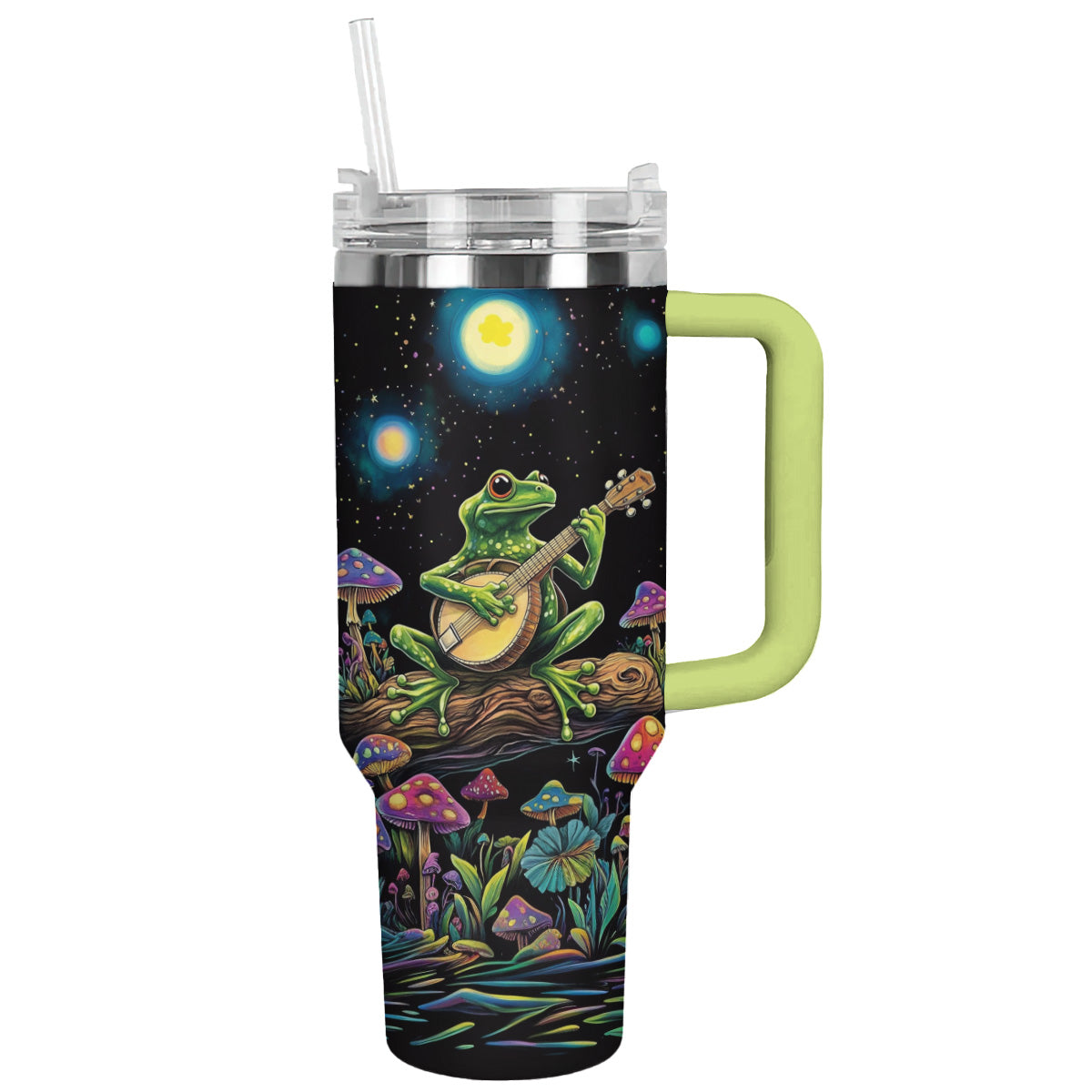 Shineful Tumbler Trippy Frog Hippie