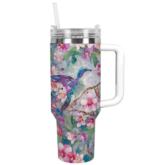 Shineful Tumbler Blossom Hummingbird