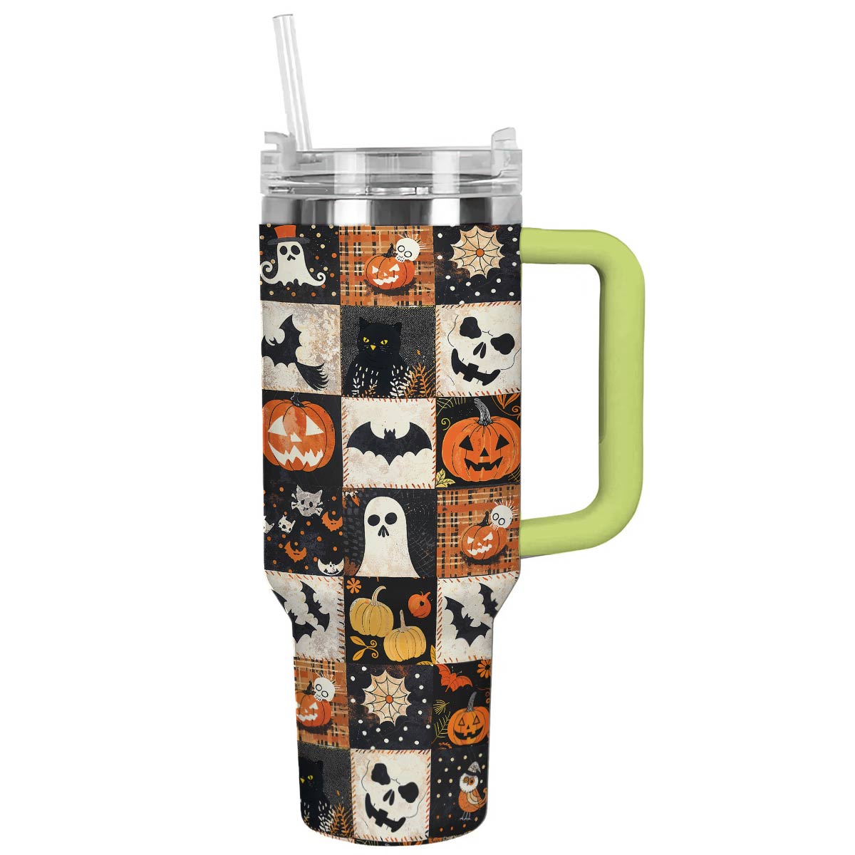 Shineful Tumbler Spooky Patchwork