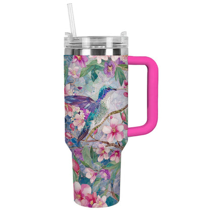 Shineful Tumbler Blossom Hummingbird