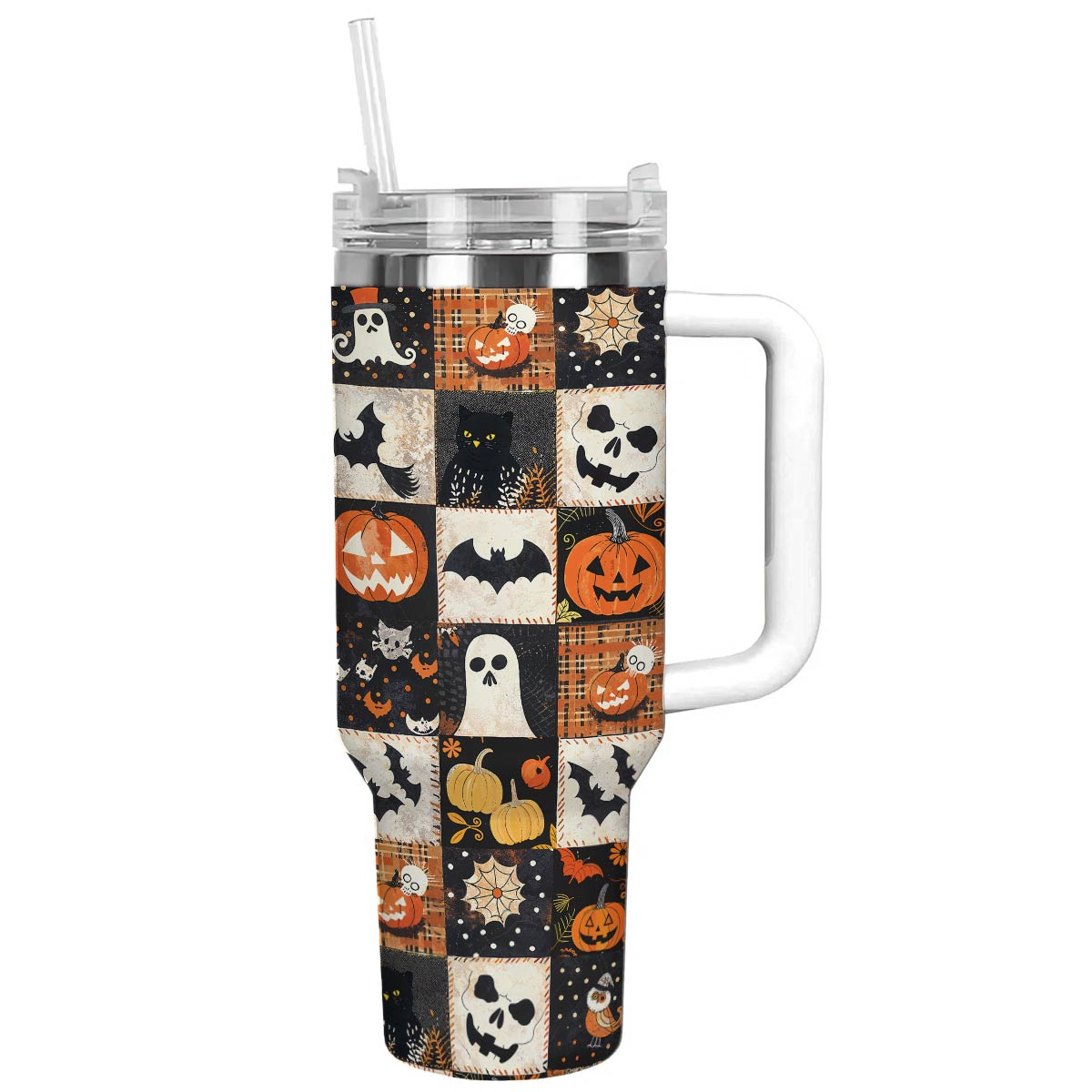 Shineful Tumbler Spooky Patchwork