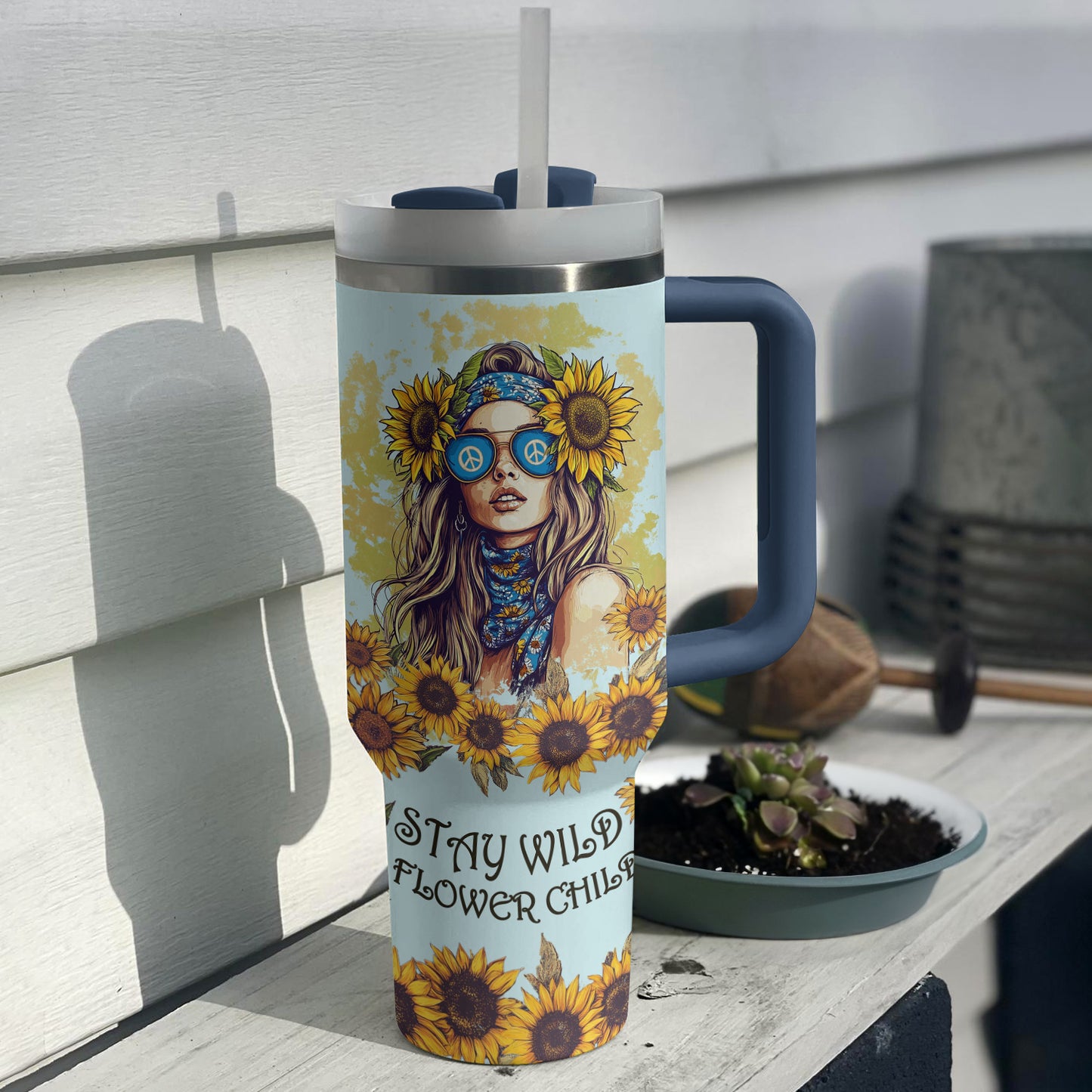 Shineful Tumbler Stay Wild Flower Child