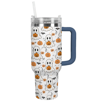 Shineful Tumbler Ghosts And Pumpkins