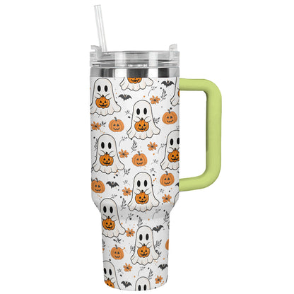 Shineful Tumbler Ghosts And Pumpkins